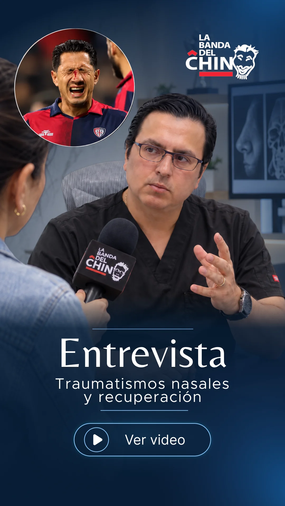 Entrevista: traumatismos nasales y recuperación